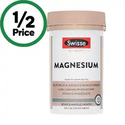 Woolworths Swisse Ultiboost Magnesium Tablets offer