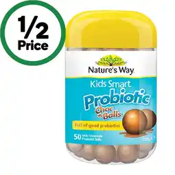Woolworths Nature’s Way Kids Smart Probiotic Choc Balls offer