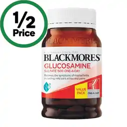 Woolworths Blackmores Glucosamine Sulfate 1500mg Tablets offer
