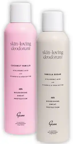 Coles Gem Skin Loving Deodorant offer