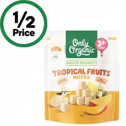 Woolworths Only Organic Snack Bandits Melties offer