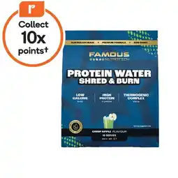 Woolworths Famous Nutrition Shred & Burn Protein Water offer