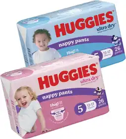 Coles Huggies Bulk Nappy Pants-36 Pack offer