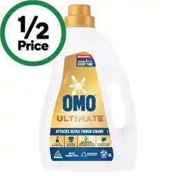 Woolworths OMO Ultimate Laundry Liquid 2 Litre or Powder 2 kg offer
