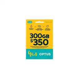 Woolworths Optus $350 SIM Starter Pack† offer
