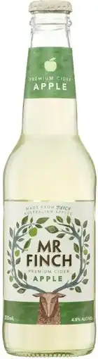 Coles Mr Finch Apple Cider Bottles offer