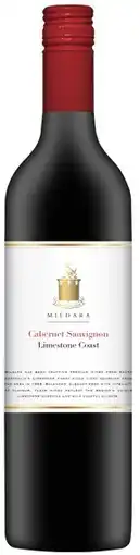 Coles Mildara Limestone Coast Cabernet Sauvignon offer