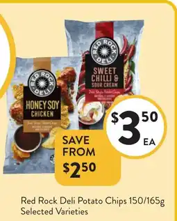 Foodworks Red Rock Deli Potato Chips offer