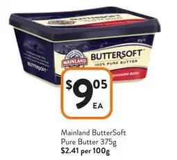 Foodworks Mainland ButterSoft Pure Butter offer