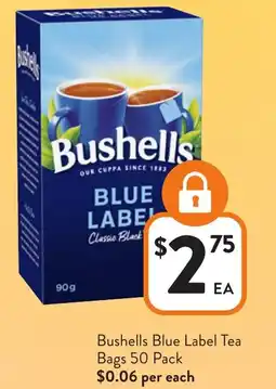 Foodworks Bushells Blue Label Tea Bags offer