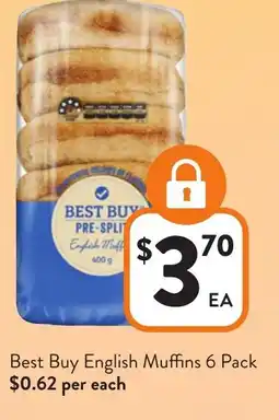 Foodworks Best Buy English Muffins offer