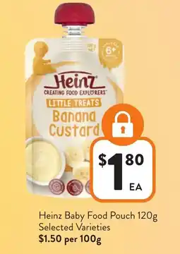 Foodworks Heinz Baby Food Pouch offer