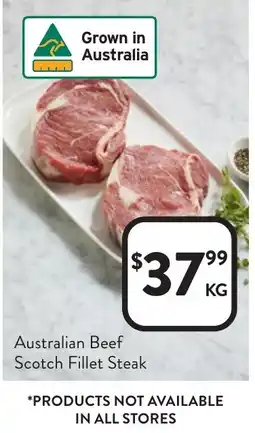 Foodworks Australian Beef Scotch Fillet Steak offer
