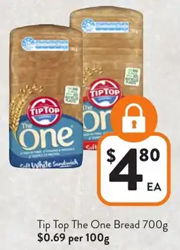 Foodworks Tip Top The One Bread offer