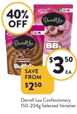 Foodworks Darrell Lea Confectionery offer