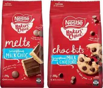 Nestlé Baker&#039;s Choice, Plaisetowe or Nestlé Mini Smarties Cooking Chocolate 150-290g Selected Varieties