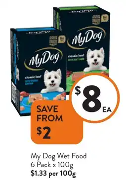 Foodworks My Dog Wet Food offer