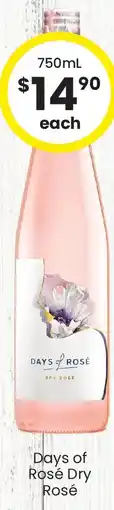 The Bottle O Days of rosé dry rosé offer