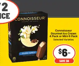 IGA Connoisseur Gourmet Ice Cream offer