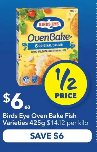 Ritchies Birds Eye Oven Bake Fish Varieties offer