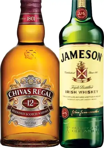 IGA Chivas Regal 12YO or Jameson Irish Whiskey 700mL offer