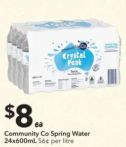 Ritchies Community Co Spring Water offer