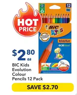 Ritchies Bic kids evolution colour pencils offer