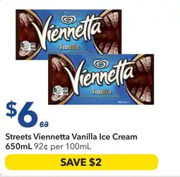 Ritchies Streets viennetta vanilla ice cream offer