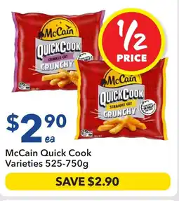 Ritchies McCain Quick Cook Varieties offer