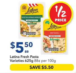Ritchies Latina Fresh Pasta Varieties offer