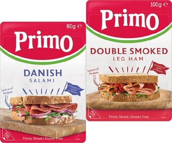 IGA Primo Sliced or Shaved Meats 80-100g Selected Varieties offer
