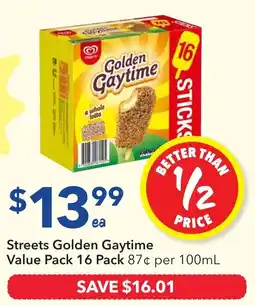 Ritchies Streets golden gaytime value pack offer