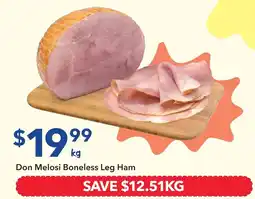 Ritchies Don melosi boneless leg ham offer