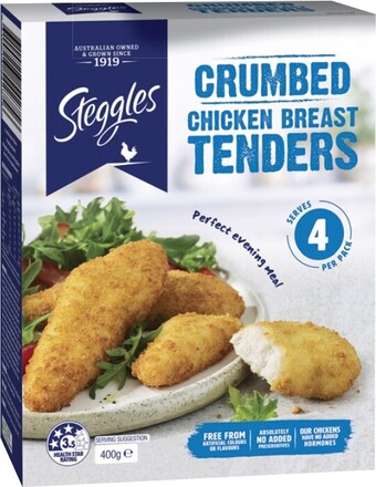 IGA Steggles Chicken Breast Tenders 400g Selected Varieties offer