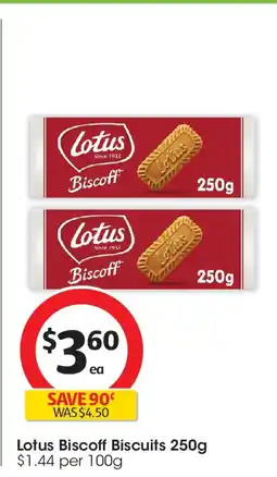 Coles Lotus biscoff biscuits offer