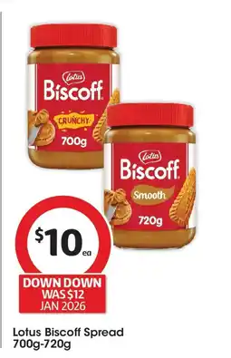 Coles Lotus biscoff spread offer