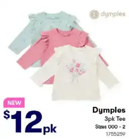 BIG W Dymples tee offer