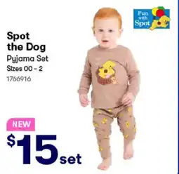BIG W Spot the dog pyjama set offer