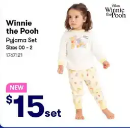 BIG W Winnie the pooh pyjama set offer