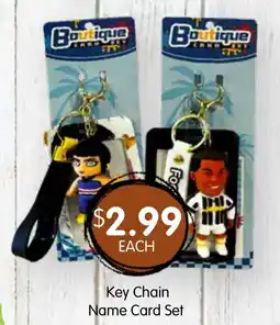 Spudshed Key chain name card set offer