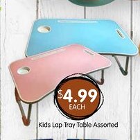 Spudshed Kids lap tray table assorted offer