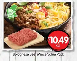 Spudshed Bolognese Beef Mince Value Pack offer