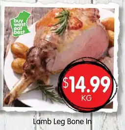 Spudshed Lamb Leg Bone In offer