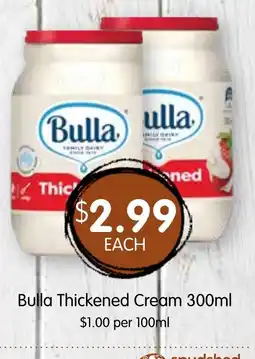 Spudshed Bulla thickened cream offer