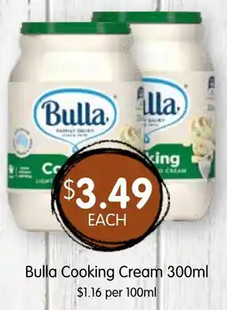 Spudshed Bulla Cooking Cream offer
