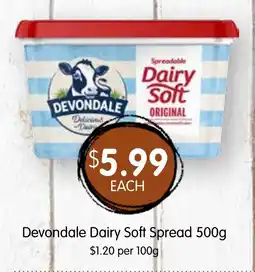 Spudshed Devondale dairy soft spread offer