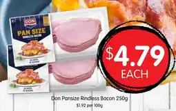 Spudshed Don pansize rindless bacon offer