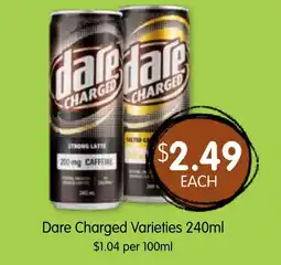 Spudshed Dare charged varieties offer