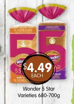 Spudshed Wonder 5 star varieties offer
