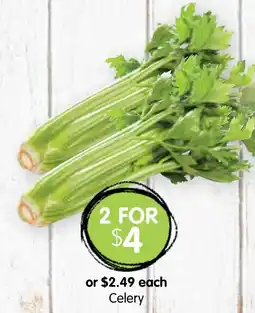 Spudshed Celery offer